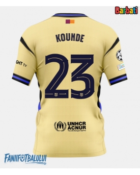 Barcelona Jules Kounde #23 Tricou Fotbal Replică 2025-26 Barbati Deplasare